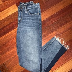 vintage high-rise straight jeans